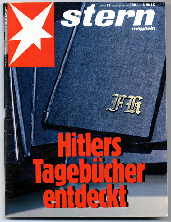 „Stern” präsentiert die „Hitler-Tagebücher” (22. April 1983)